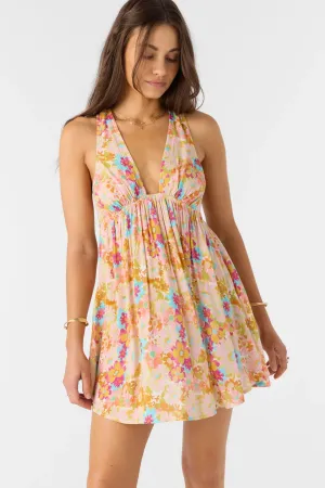 Relaxed-fit gown Work Friendly Oneill Womens Dress Saltwater Essentials Sarah Printed