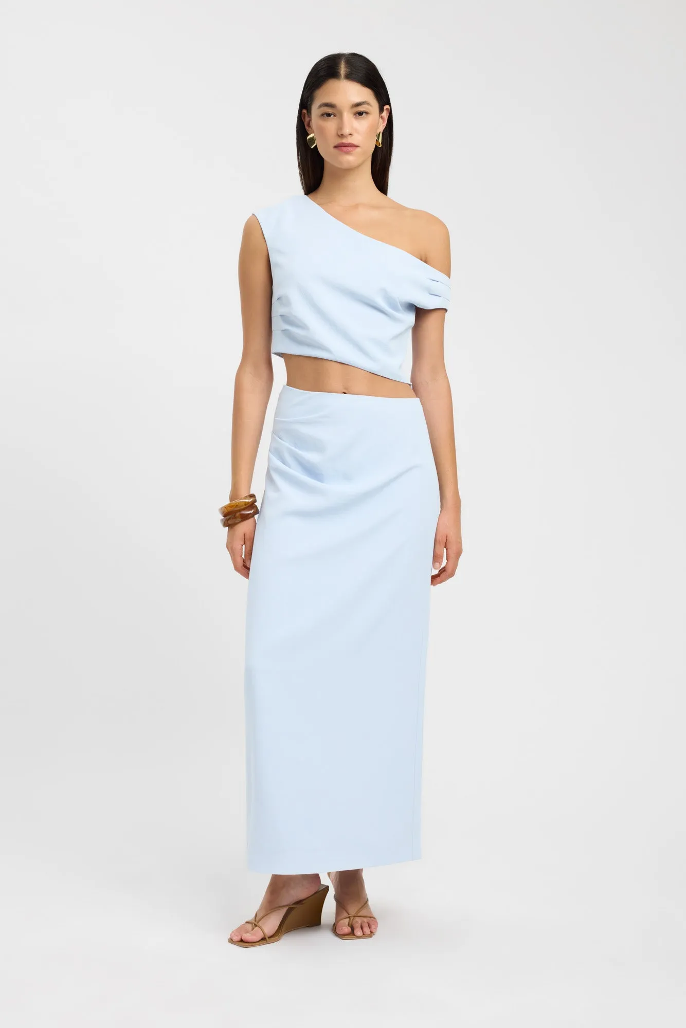Sequined Finish Opal Maxi Skirt