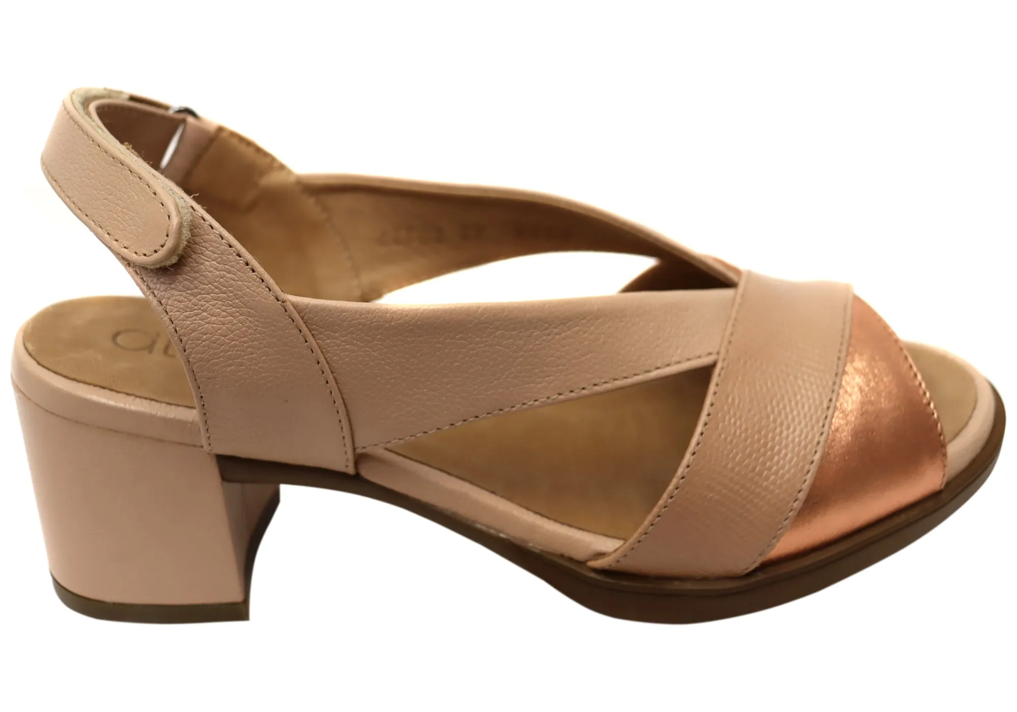 Opananken Raquel Womens Comfortable Leather Mid Heel Sandals Luxury Heeled Boots