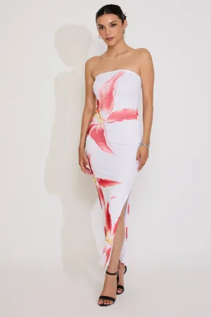 ORCHID MESH TUBE MAXI DRESS Balanced Fit Flattering Silhouette Wear