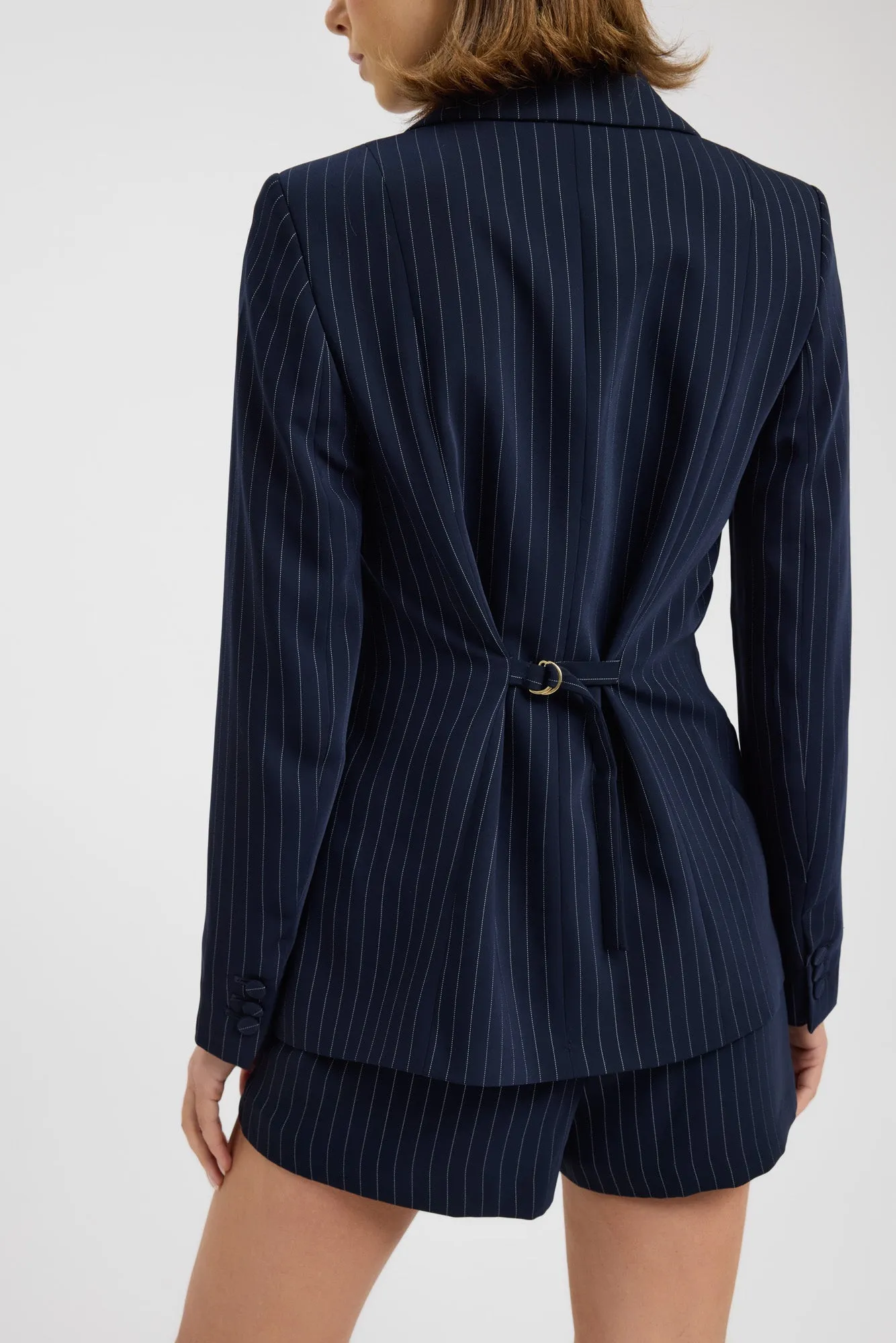 Oslo Cinched Blazer Cozy Fit Noise Reduced Fastener System