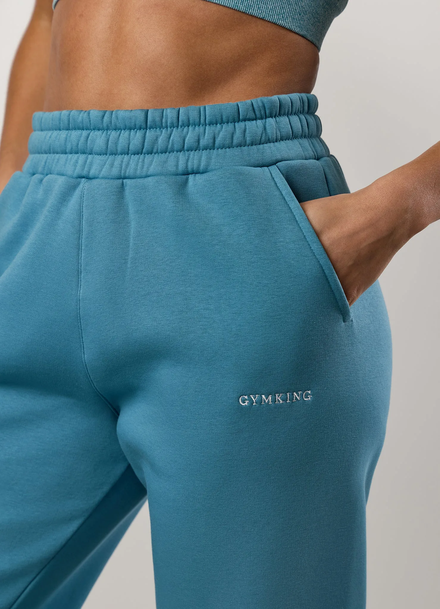 City Ready Performance Stretch Gym King 365 Boyfriend Jogger - Sea Mist