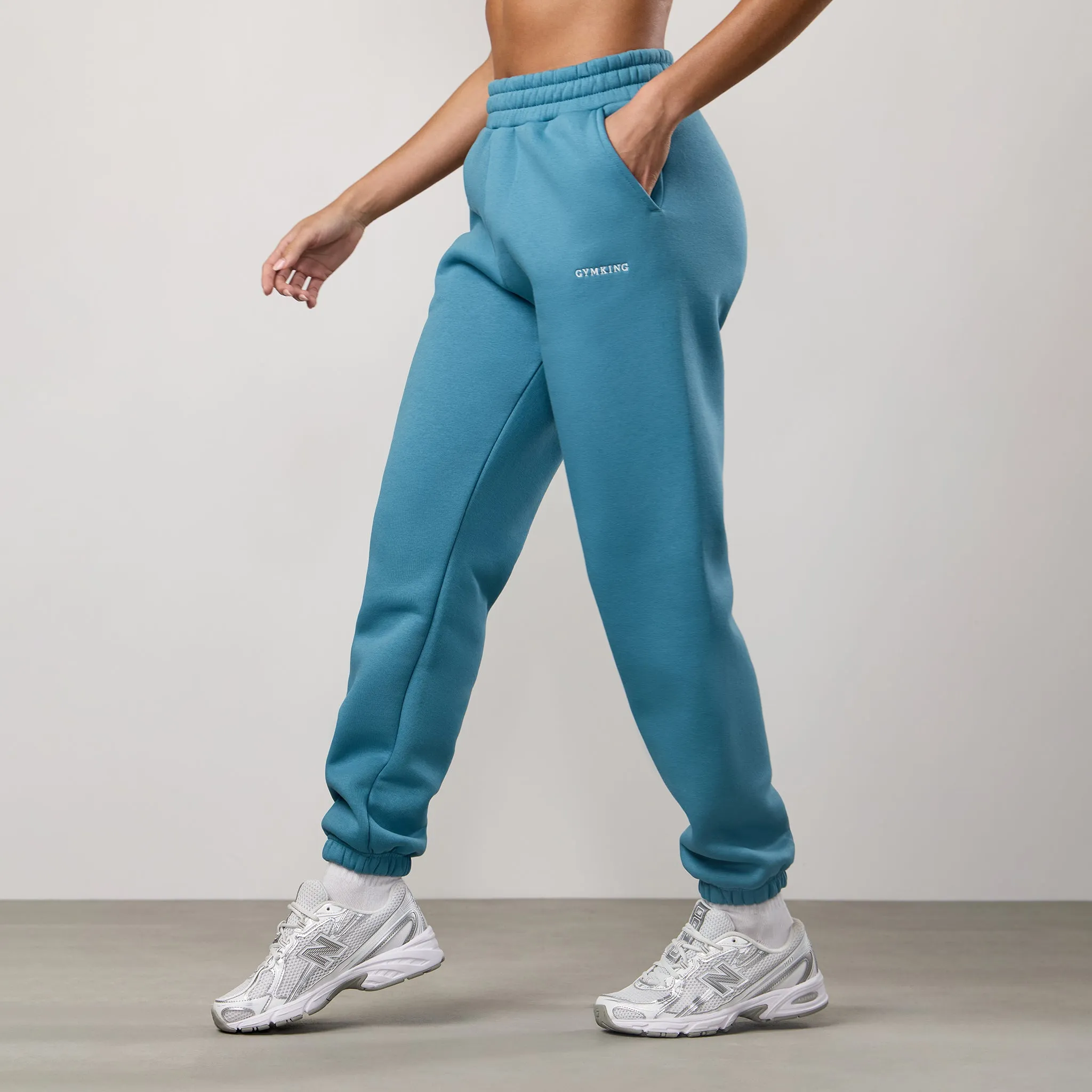 Gym King 365 Boyfriend Jogger - Sea Mist Cozy Material Flexible Motion