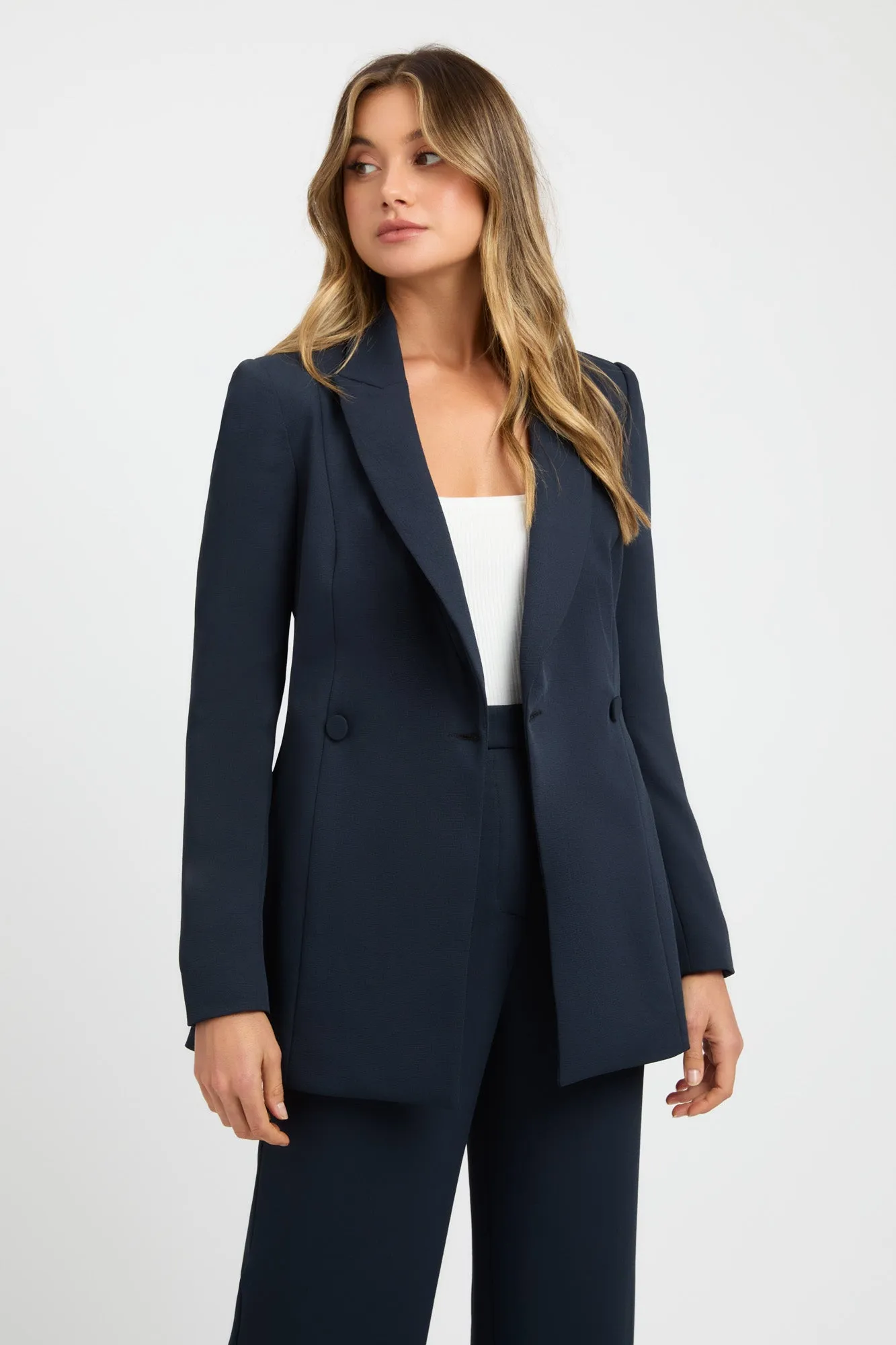Low Maintenance Fabric Oyster Slim Blazer