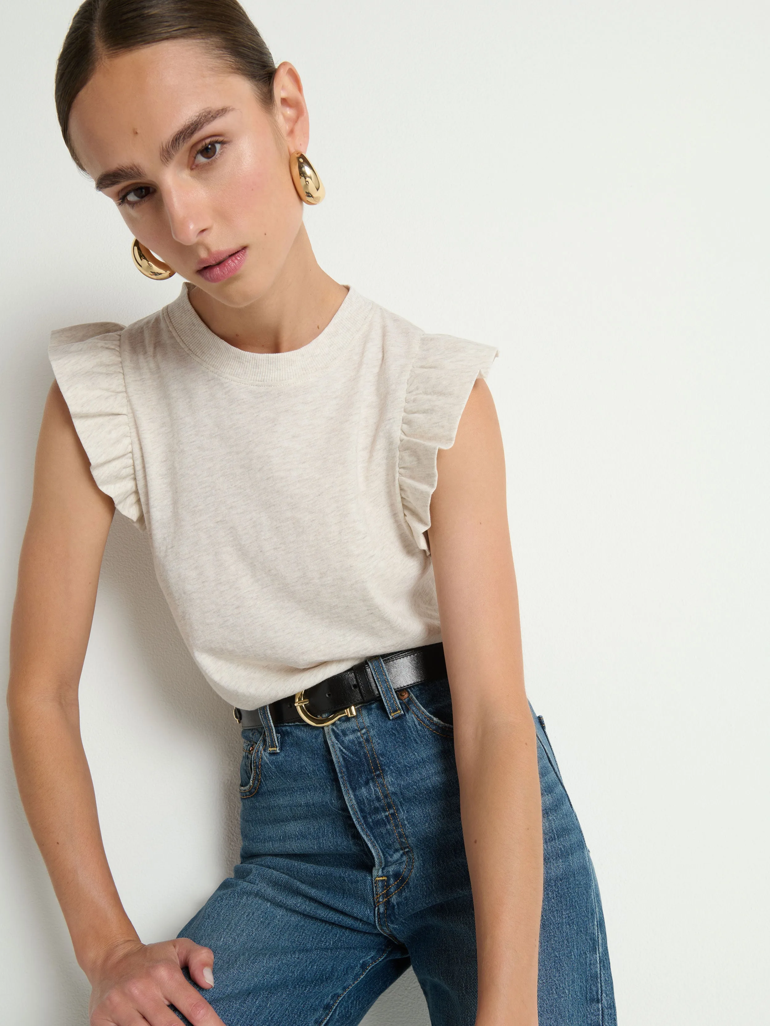 Crew Neck Design Paulette Tank