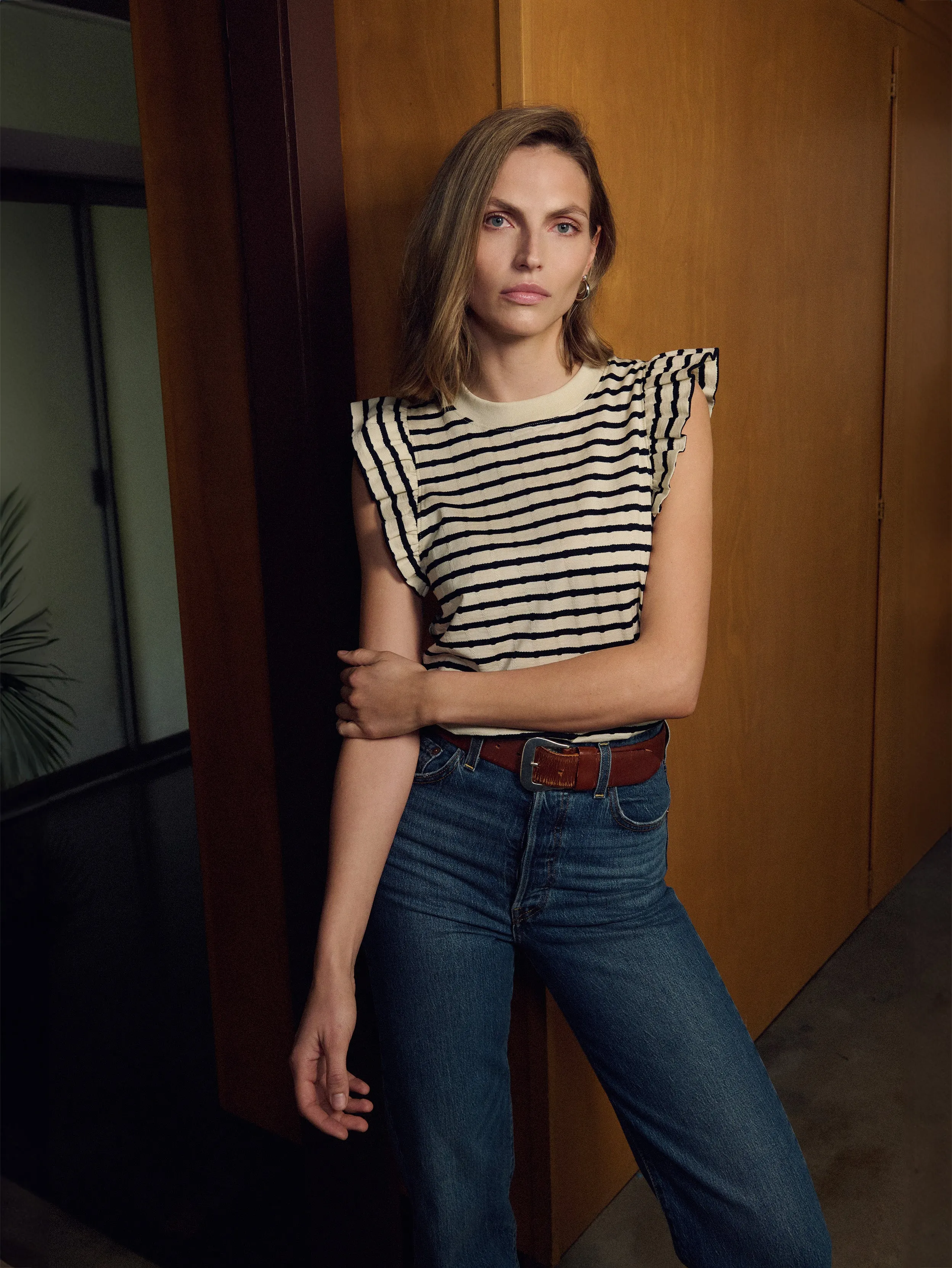 Paulette Tank Micro Perforated Fabric