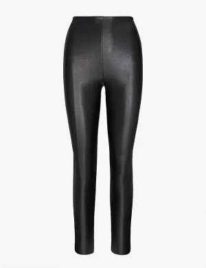 Perfectly Fit Perfect Control Faux Leather Legging, Black