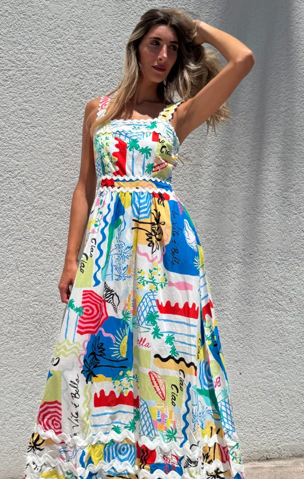 Soft Appeal Ric-Rac Florence Maxi Dress