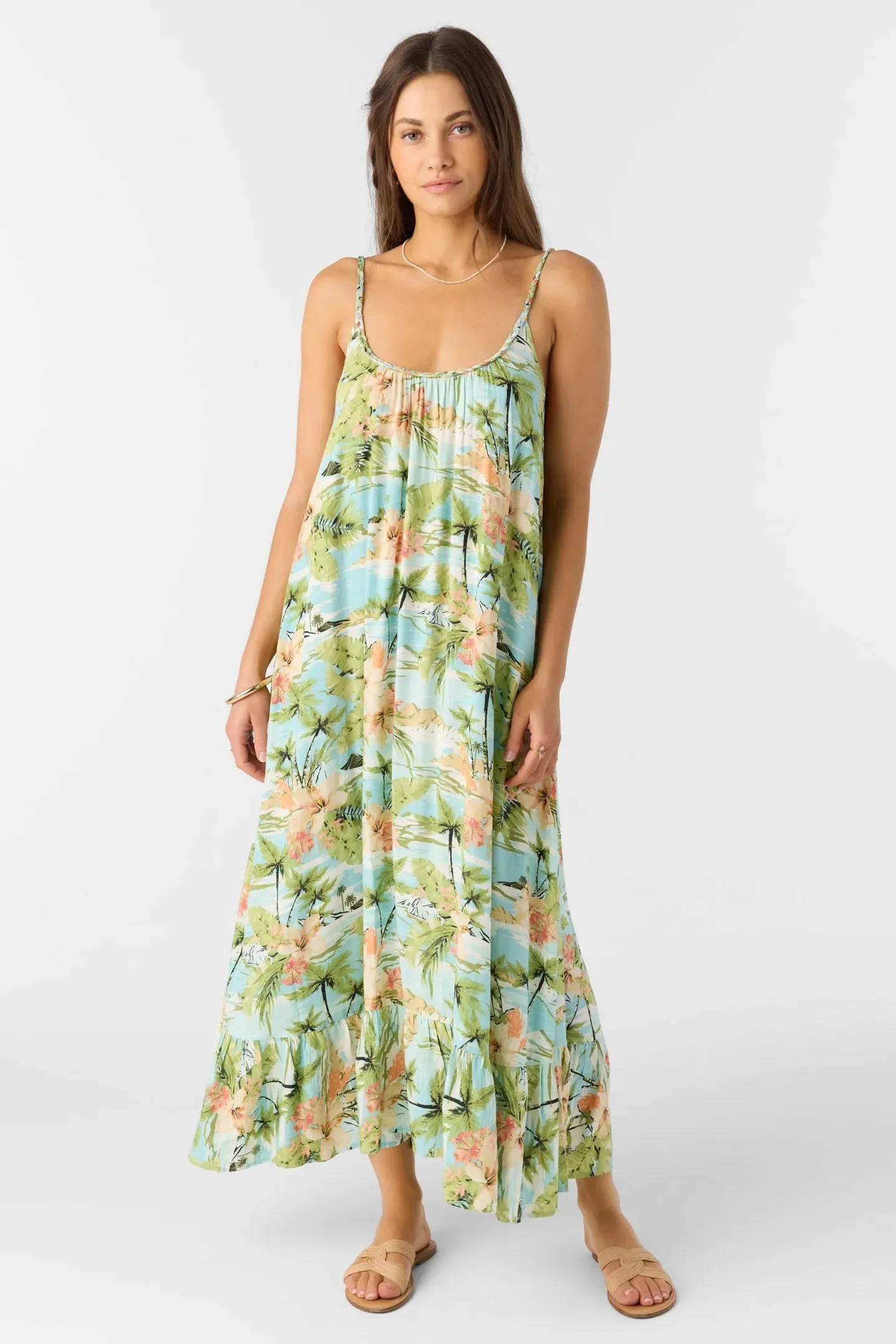 Oneill Womens Dress Gabriela Maxi Gentle Shine