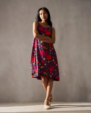 Swing Strappy Dress - Multi Color Simplistic Mood