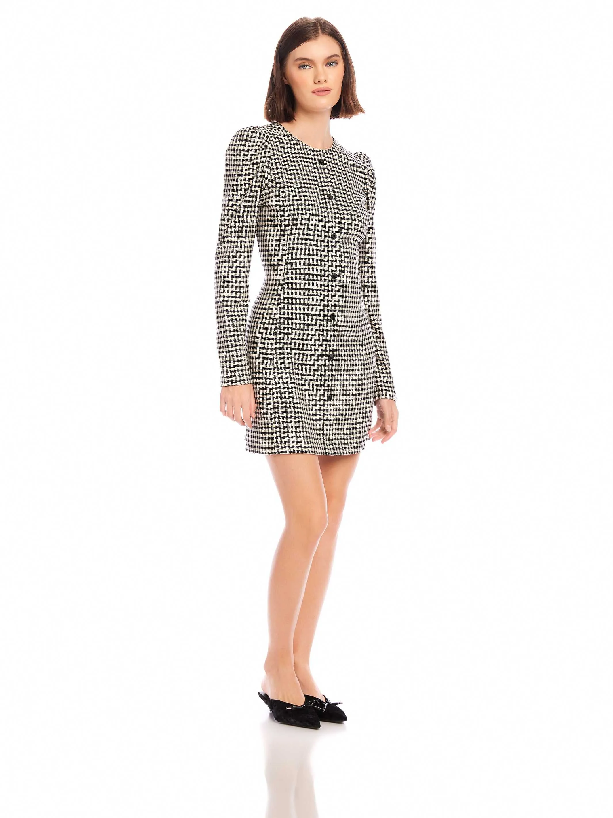 Breathable Layering Avery Puff Sleeve Dress