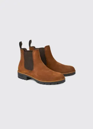Cushioned Step Cold Climate Clonliffe Women's Chelsea Boot - Walnut