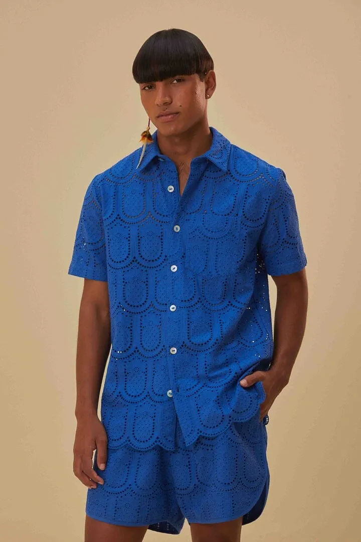 Pineapple Eyelet Shorts Breathable Performance Fit