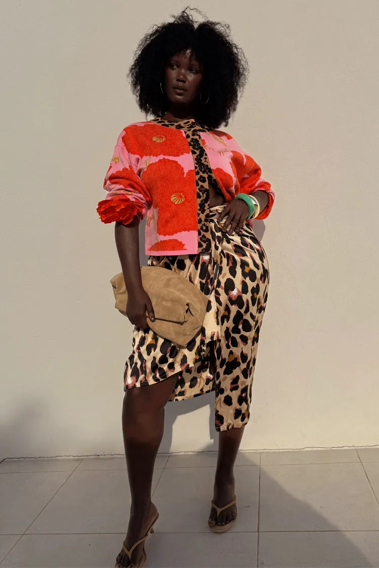 City Style Pink Poppy Cardigan