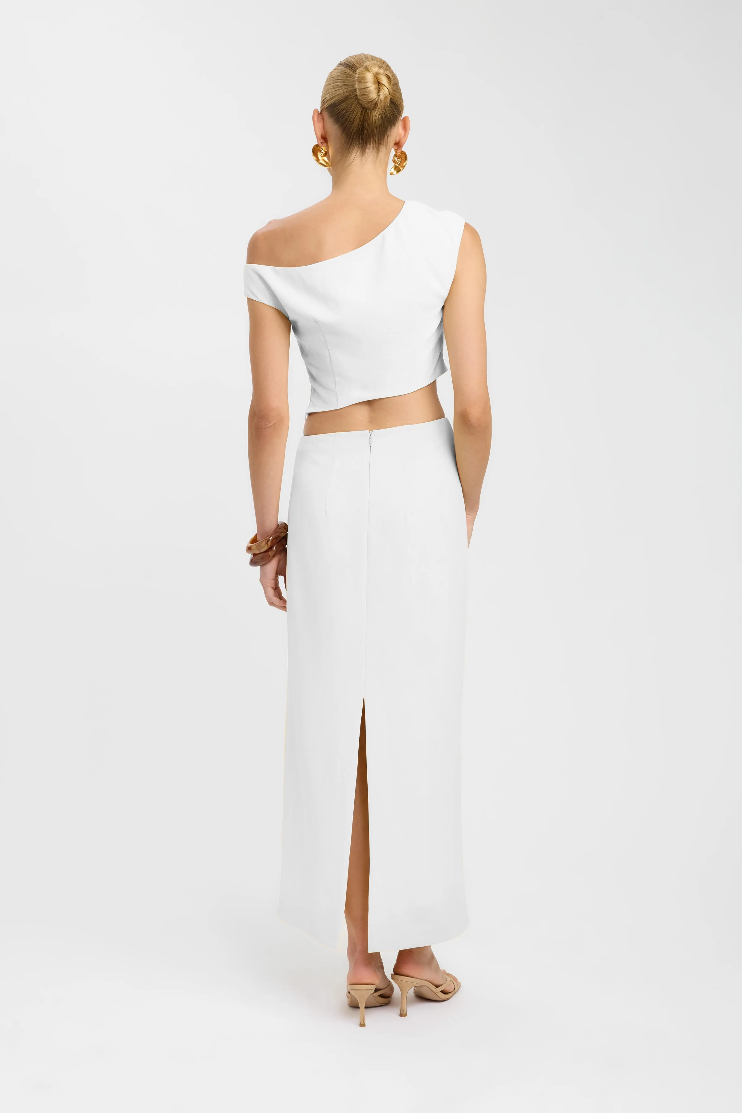 Modern Cut Local Artisan Opal Maxi Skirt