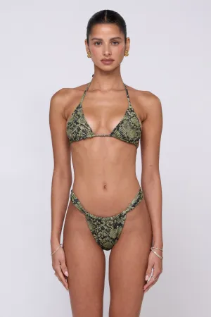 Built In Liner Kyle Bikini Top in Venom