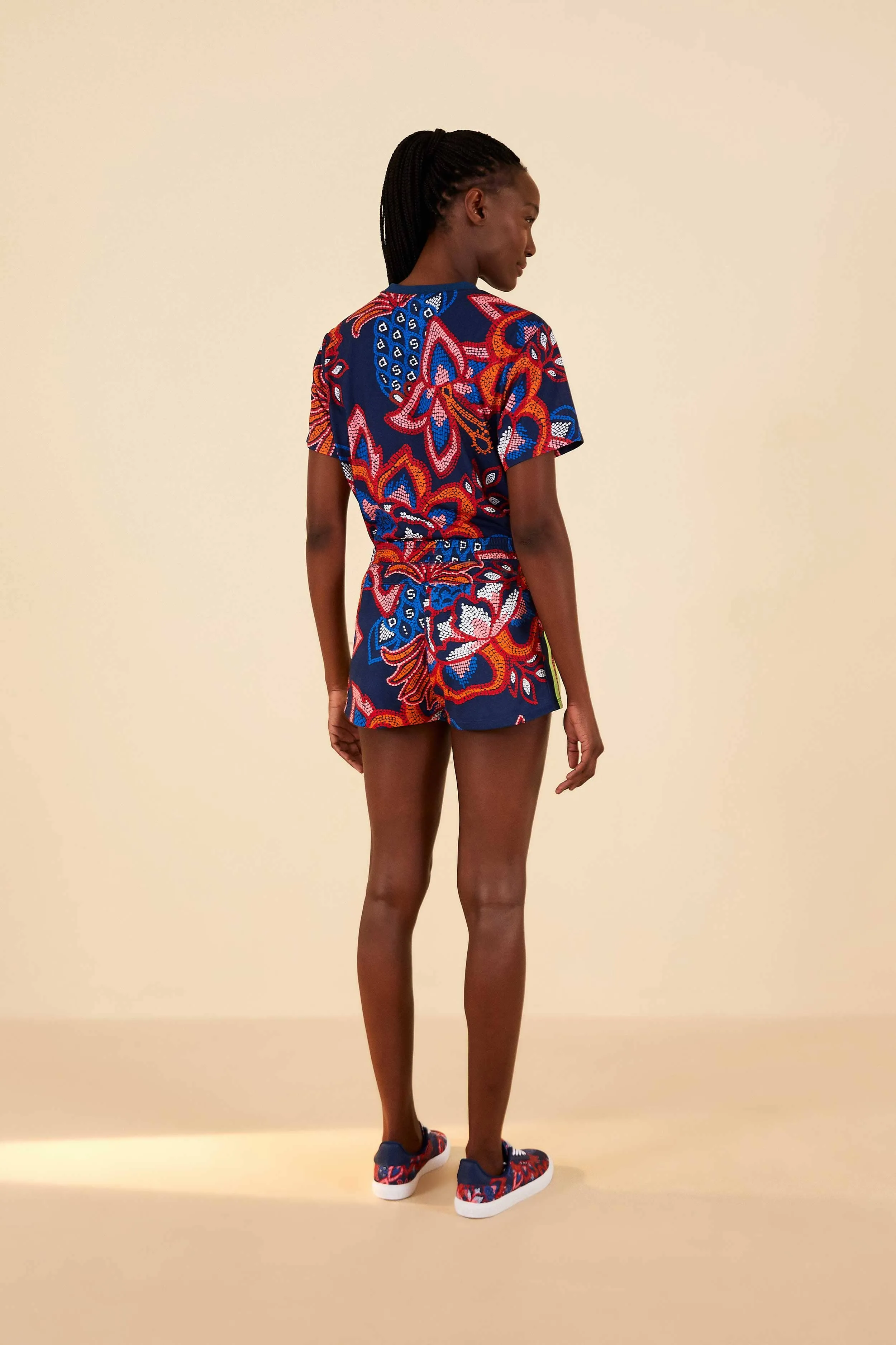 Reinforced Hems Adidas Farm Pacer Shorts Blue