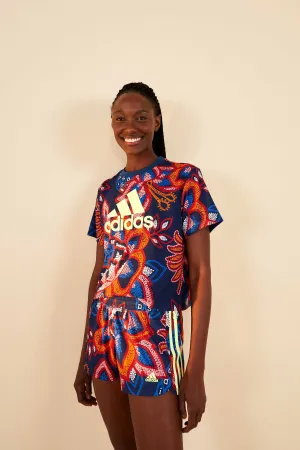 Athletic Fit Adidas Farm Pacer Shorts Blue