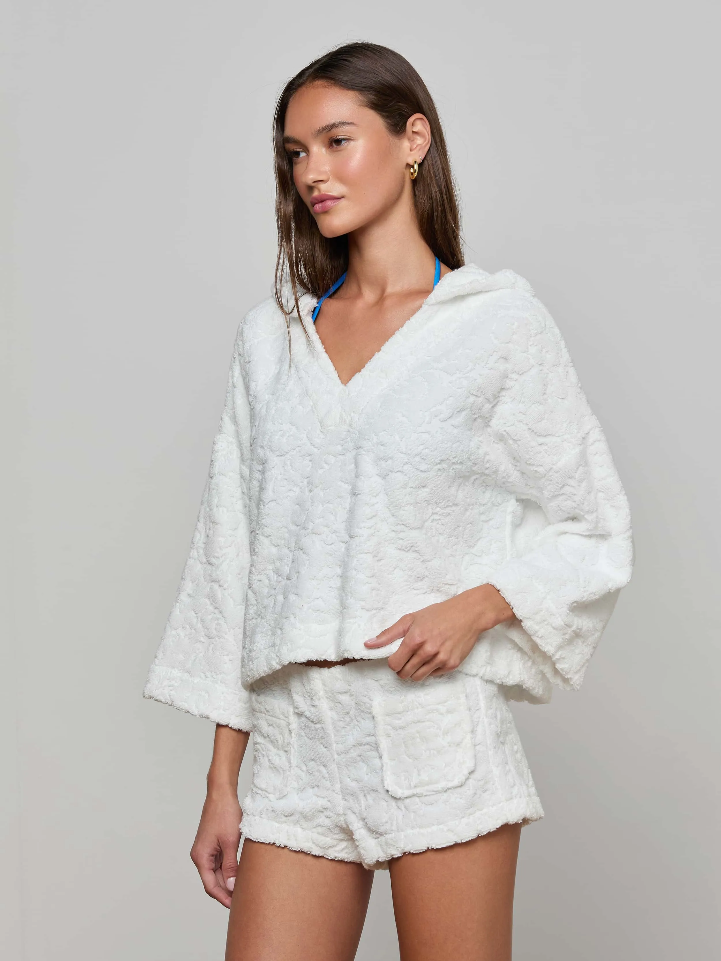 Lightweight Mesh Panels Lee Cover-Up Poncho