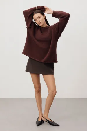 SOHO BITTER CHOC SKORT investment piece Slow Fashion