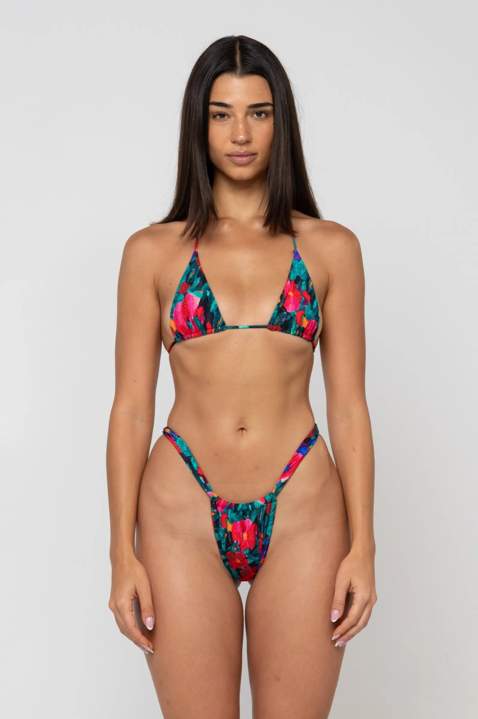 Nautical-Themes Compressive Fit Dillan Bikini Bottom in Resort
