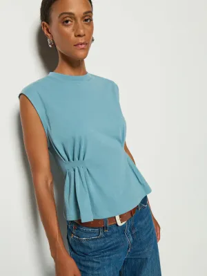 Meg Pleated Tank Bold Statement