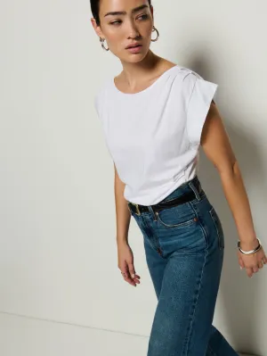 Cerre Cap Sleeve Tee Easy to Style