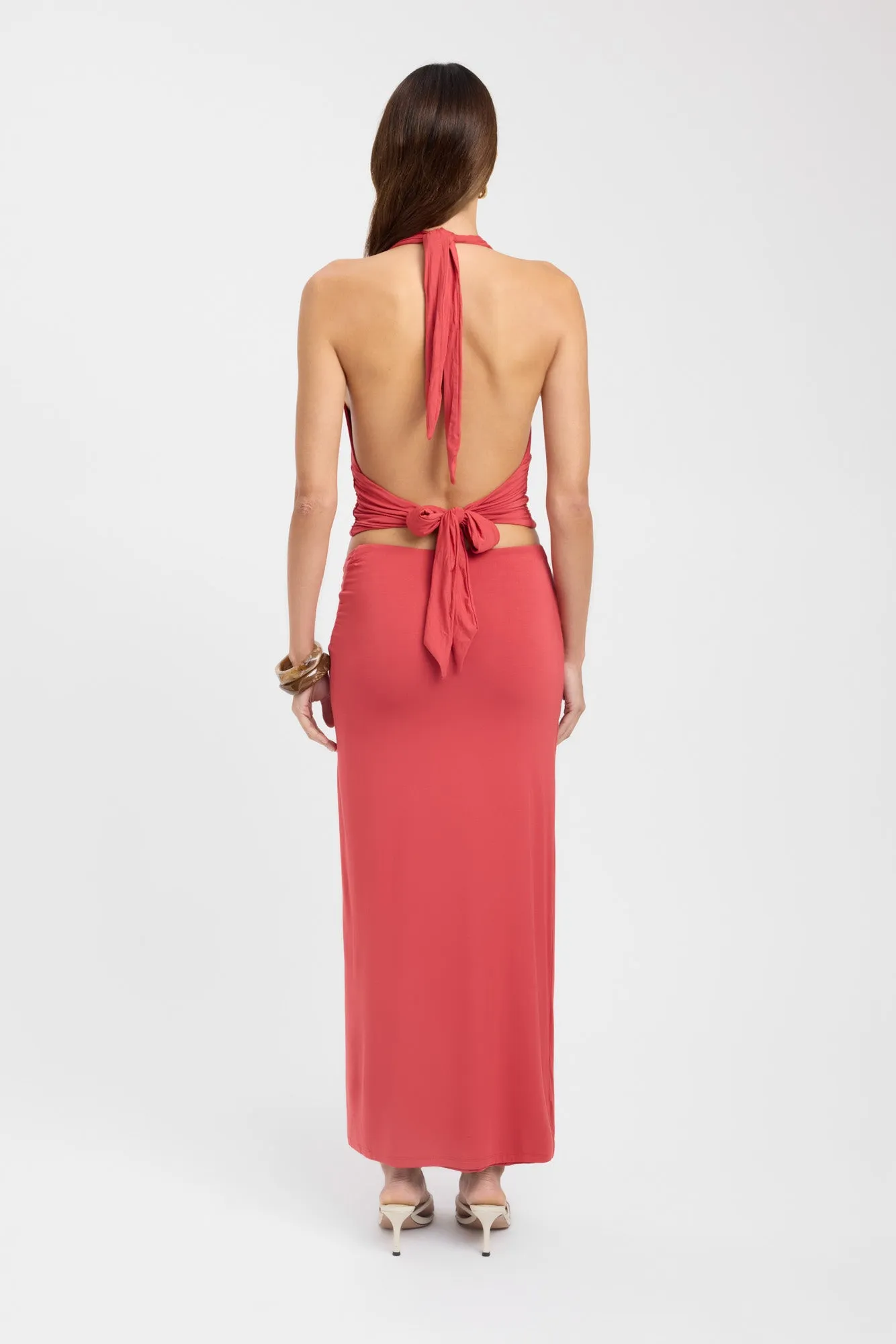 Foil Print Quinn Maxi Skirt