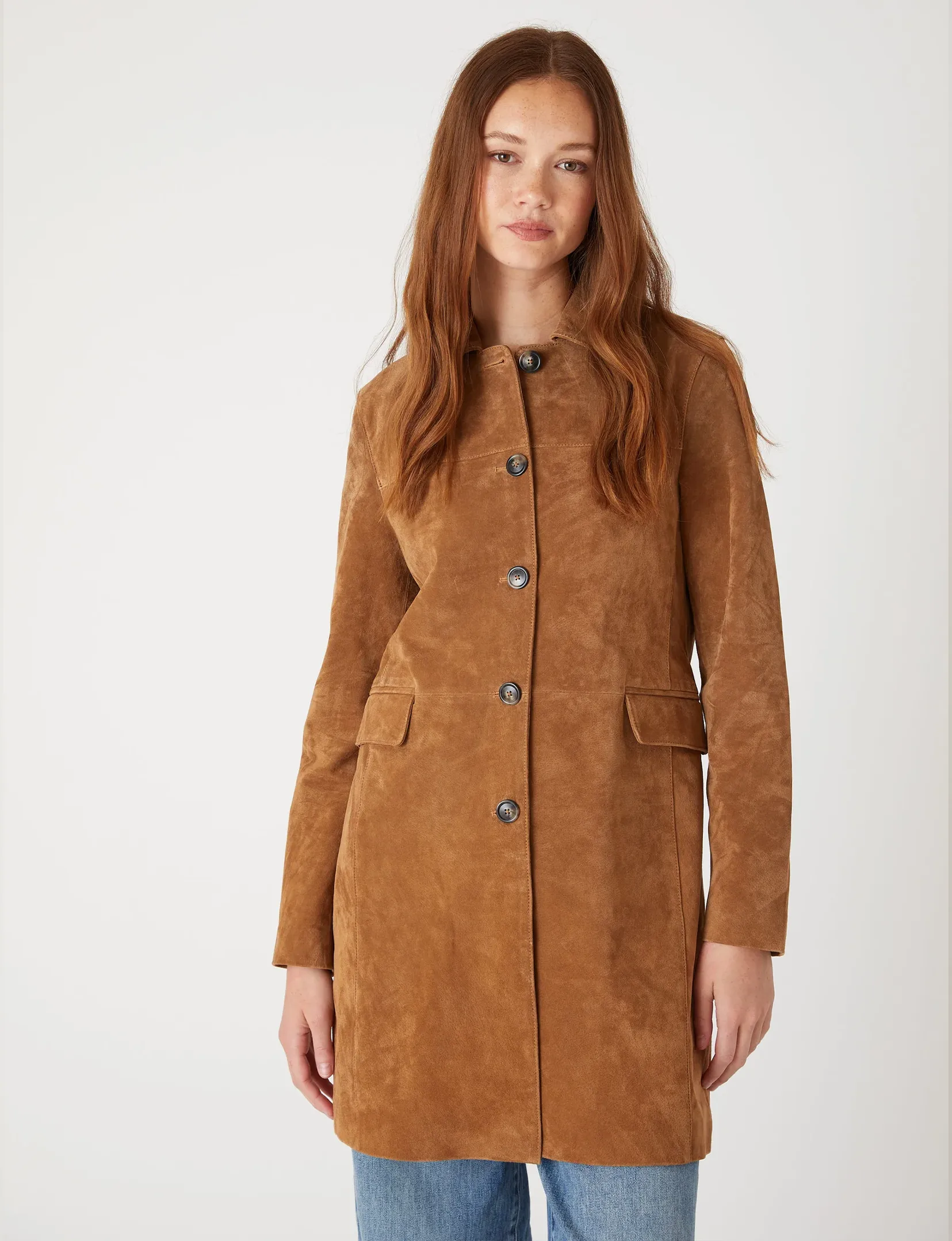 Real Suede Trench Coat, Dirt Bike Everyday Active Style