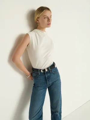 Yoga class Tight fit sexiness Lulu Mock Neck Top