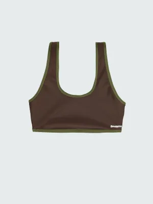 Women's Ailla Reversible Scoop Bikini Top Taped Neckline Quick Evaporate Tech