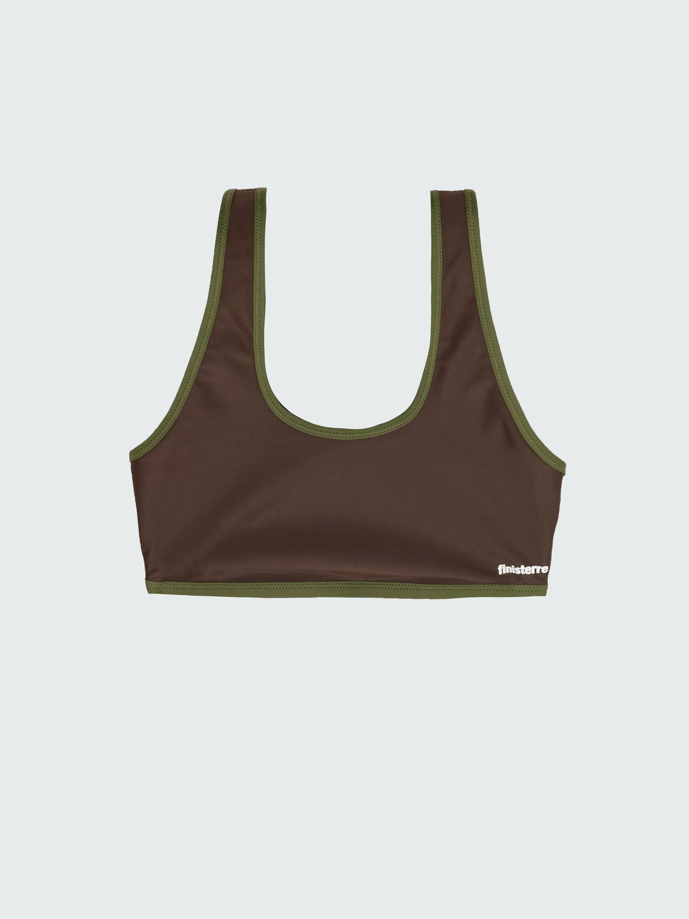 Women's Ailla Reversible Scoop Bikini Top Taped Neckline Quick Evaporate Tech