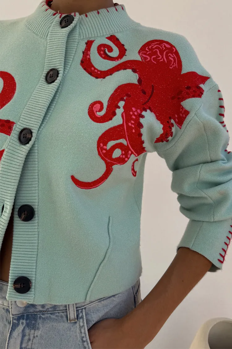 Outdoor Warmth Octopus Cardigan
