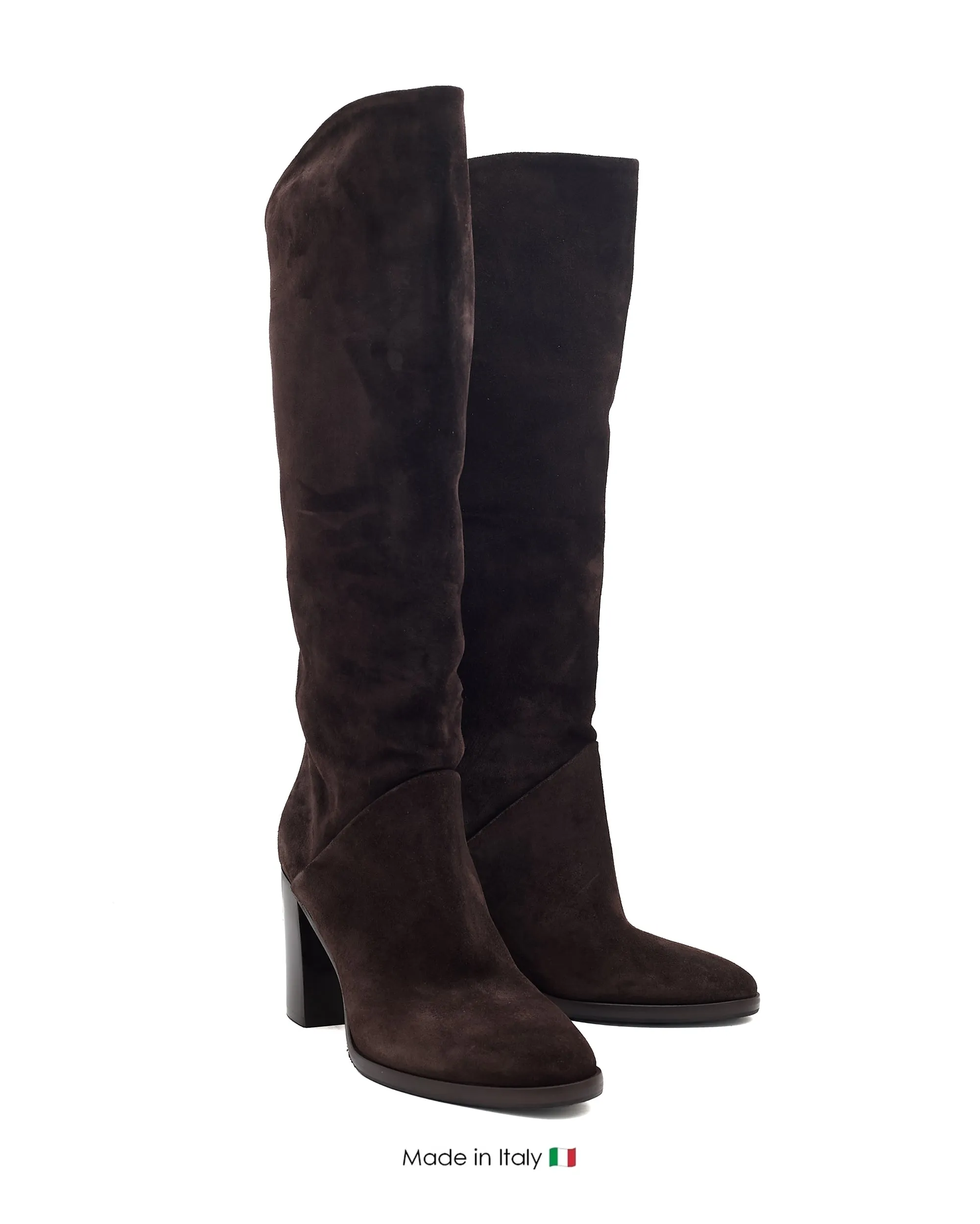 Ivery Dark Brown Suede Field Work