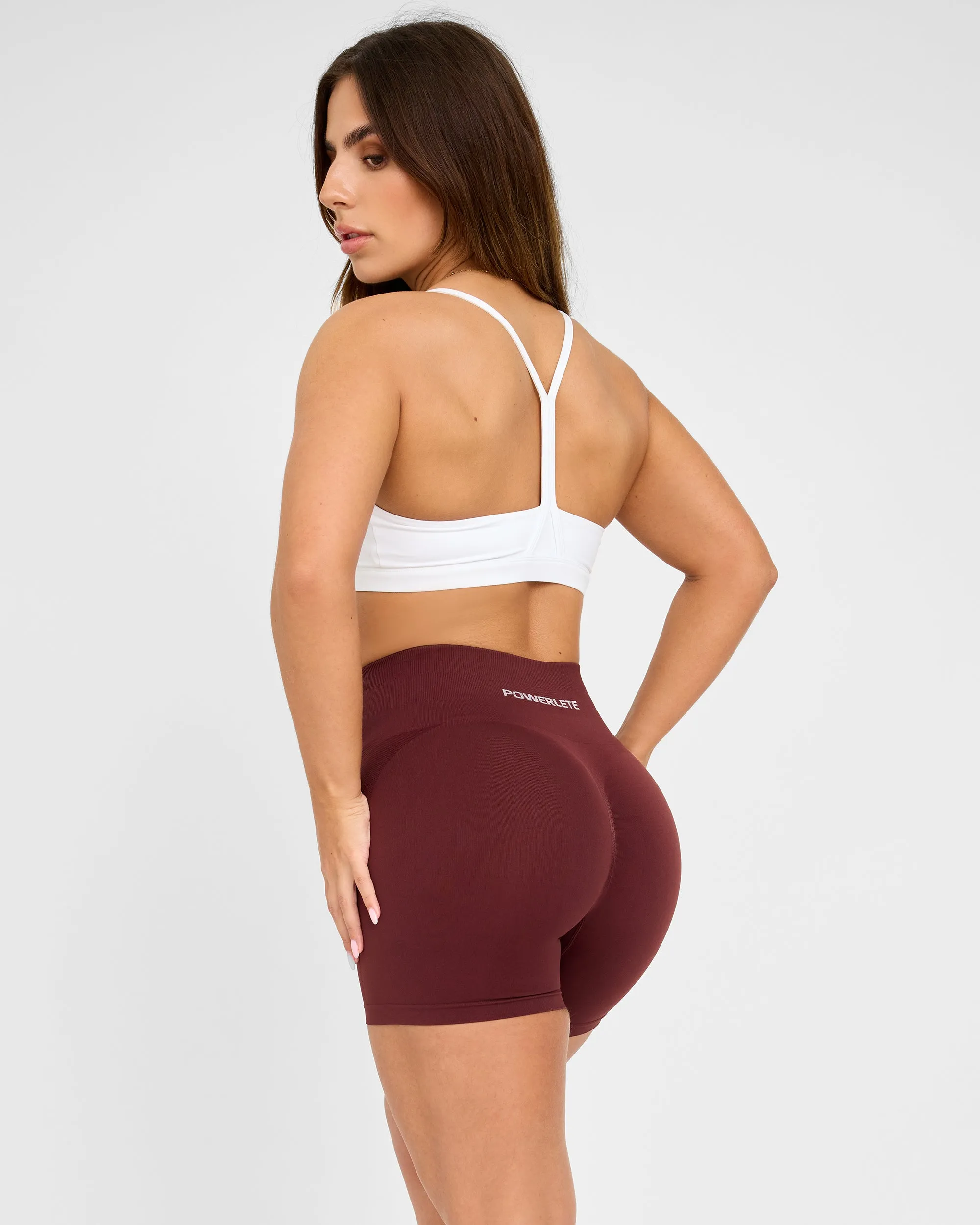 Evolve Classic Sports Bra Drawstring closure Snapped seams