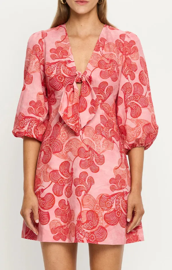 Riviera Mini Dress Vacation Vibes Feminine full-length gown