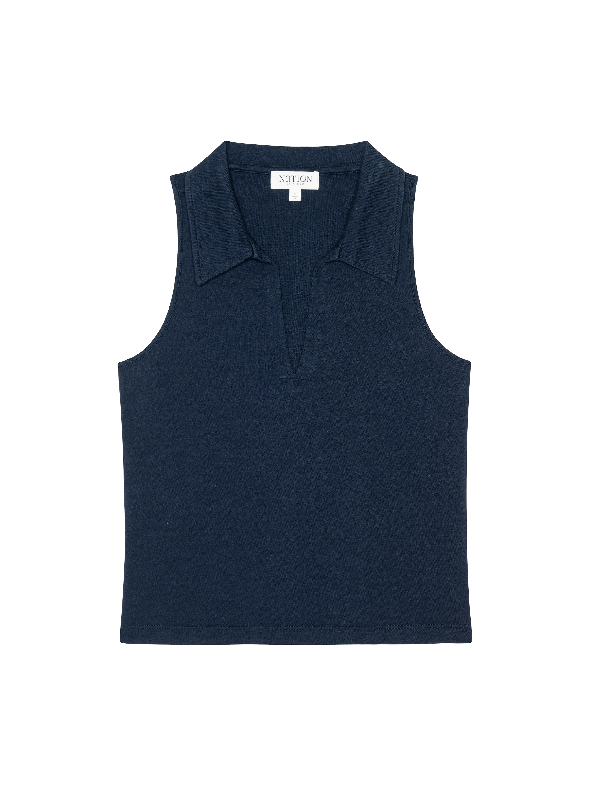 Roberta Collared Tank Layerable Look Everyday Fashion Look