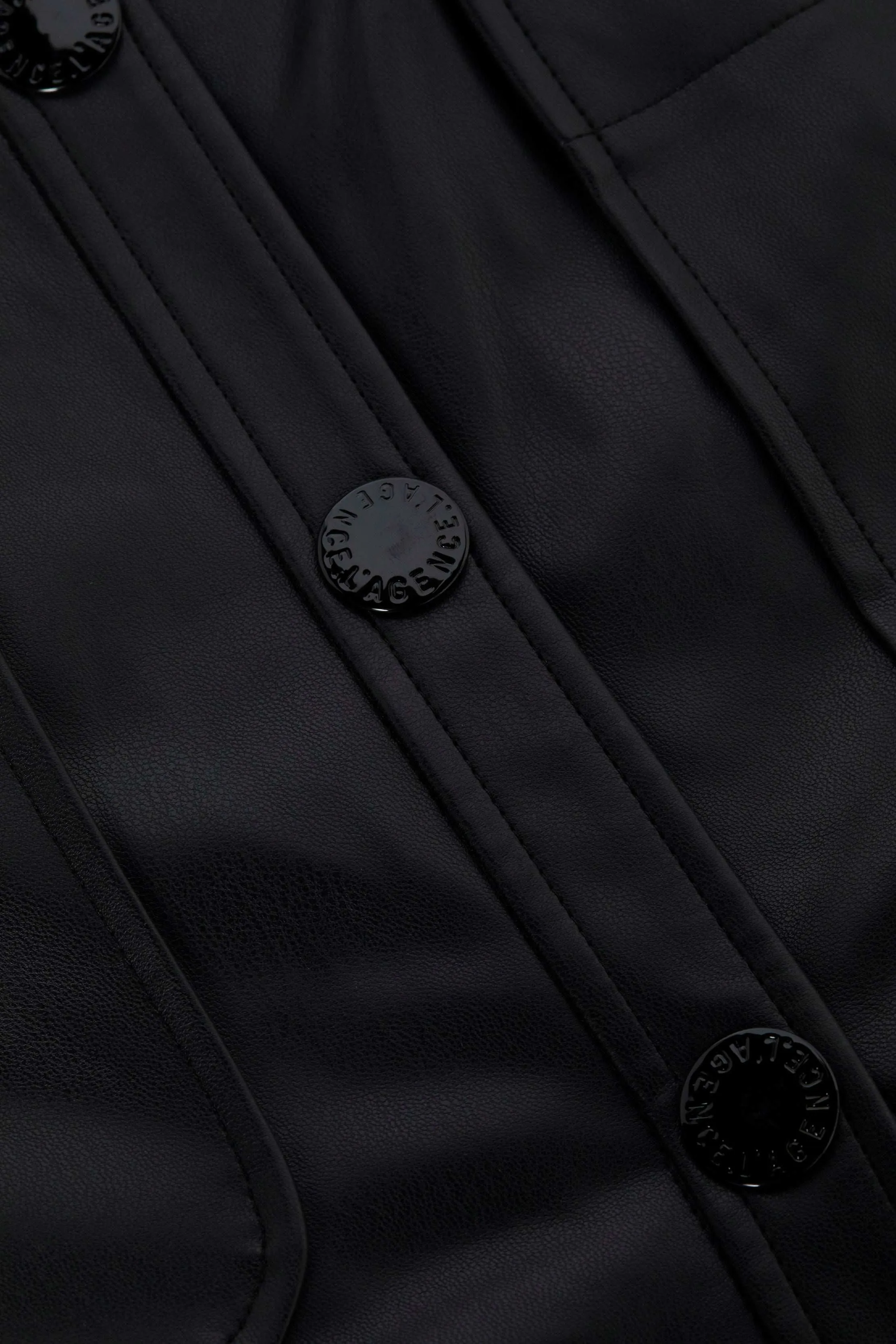 Trendy Everyday Ronin Vegan Leather Dress