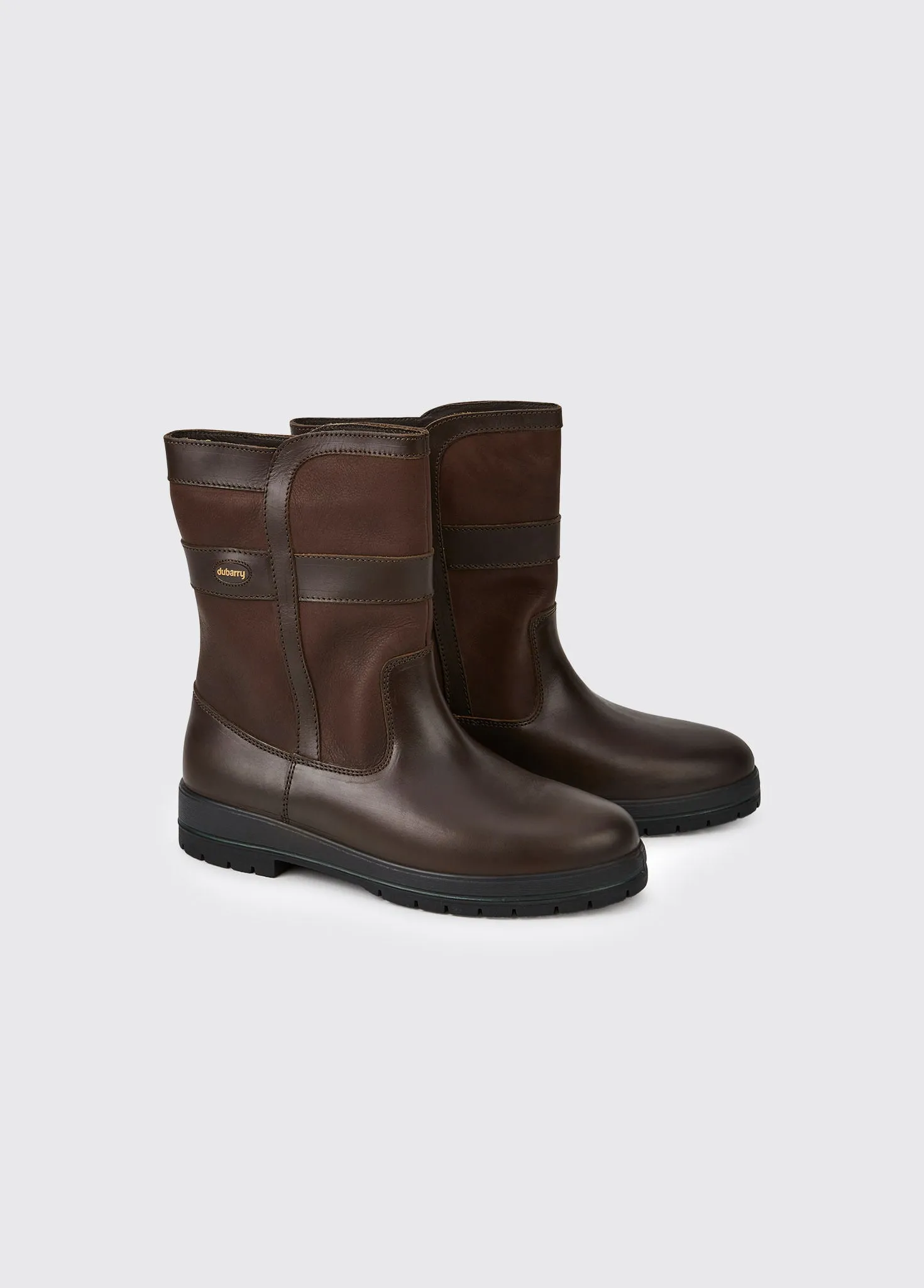 Bold Red Roscommon Ladies' Short Rain Boot - Mocha