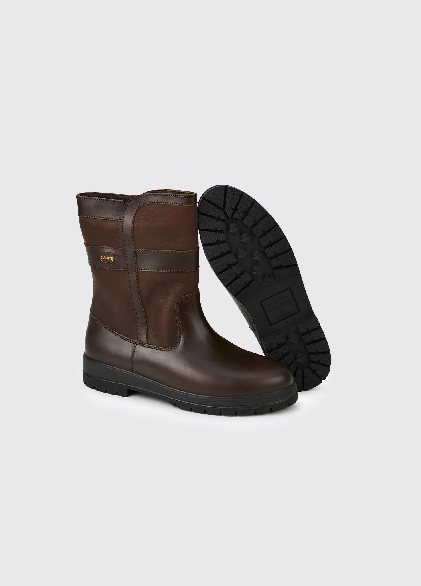 Roscommon Ladies' Short Rain Boot - Mocha Modern Minimal
