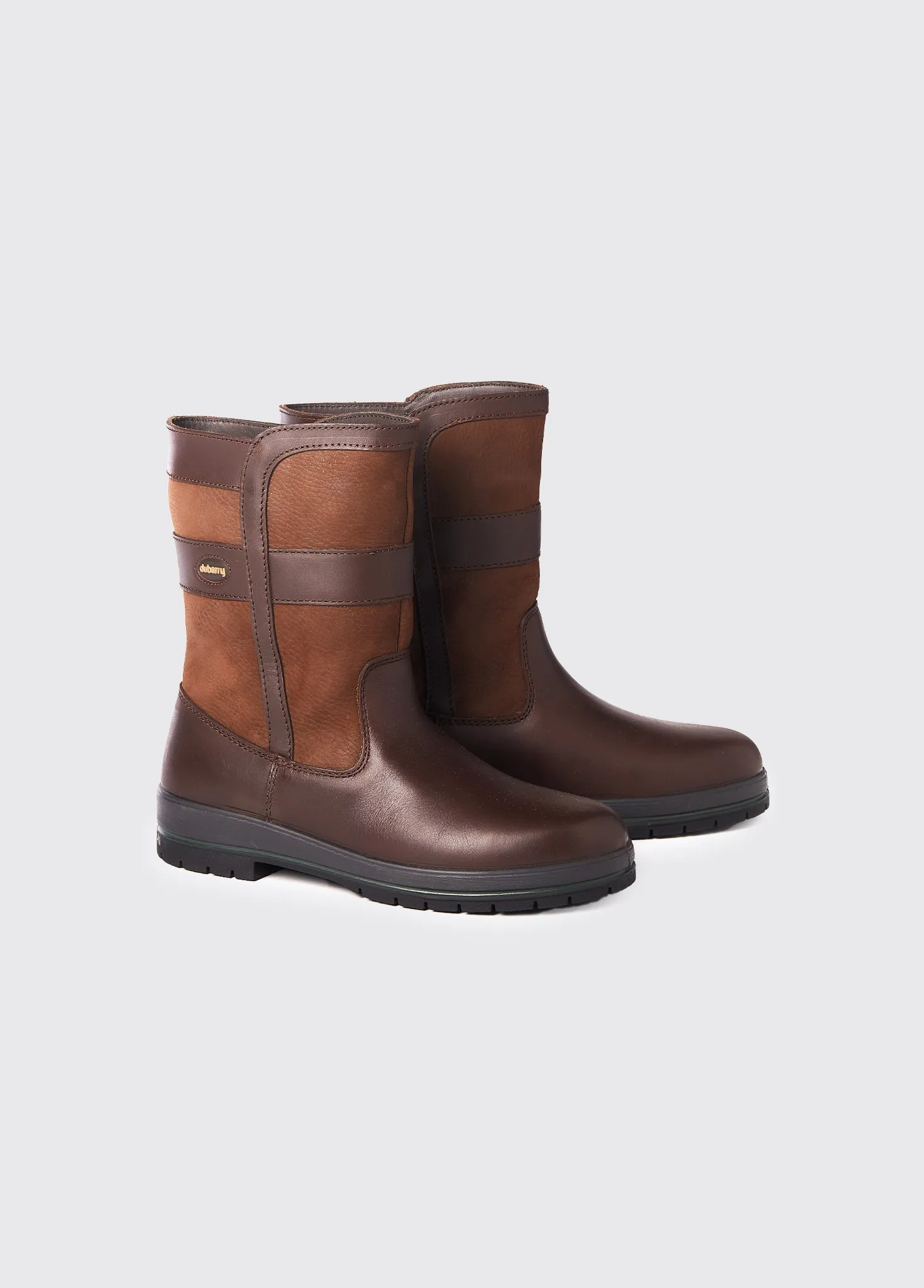 Roscommon Ladies' Short Rain Boot - Walnut Snow Day MoistureWicking