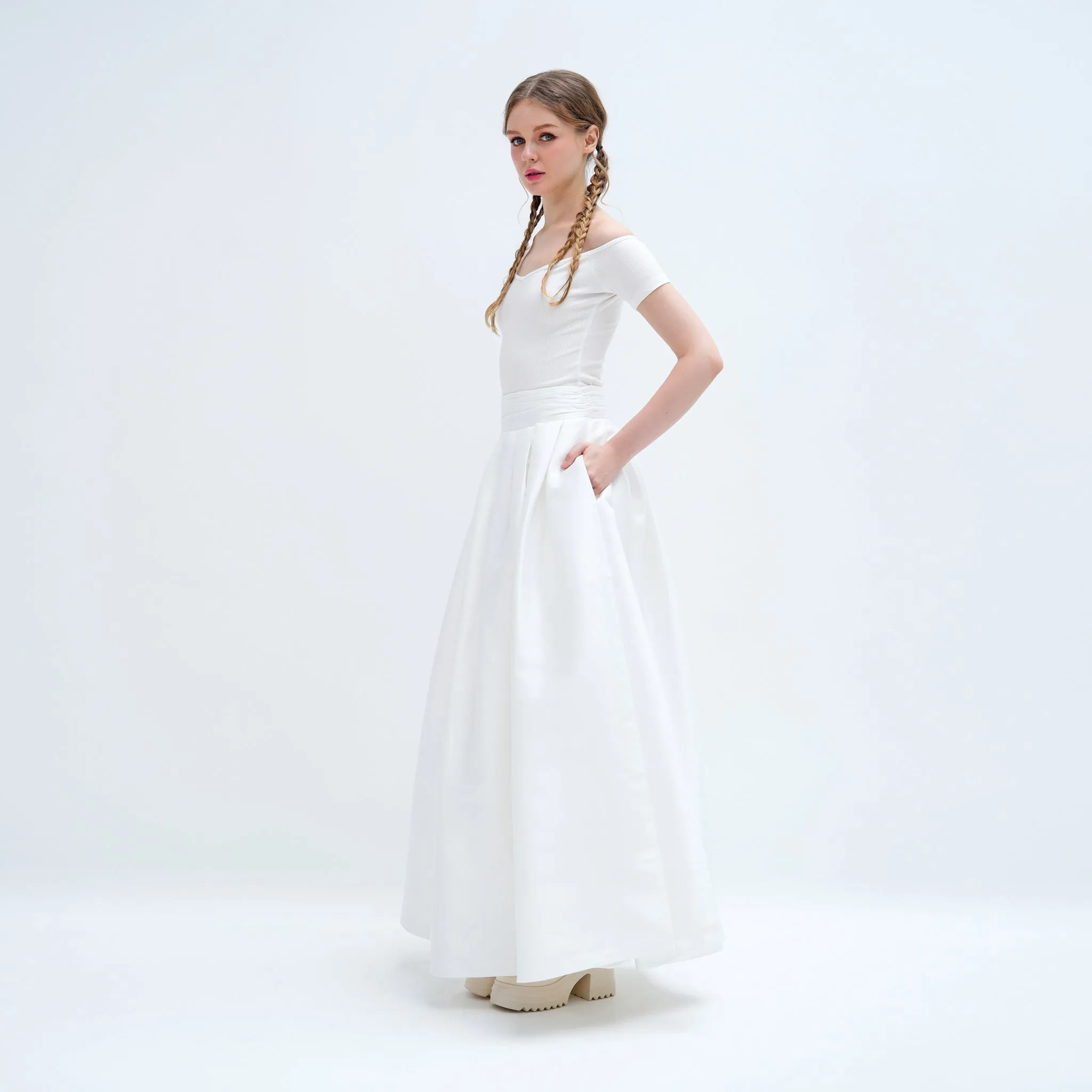 Thermoregulating Fabric Design Detail Samsoe Maxi Skirt