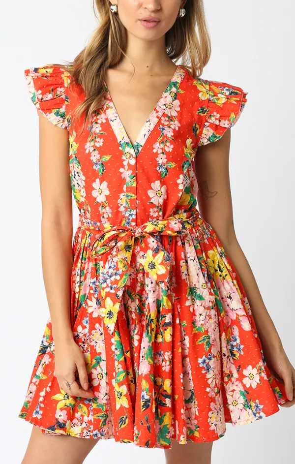 Elegant Layers Sandra Flutter Sleeve Mini