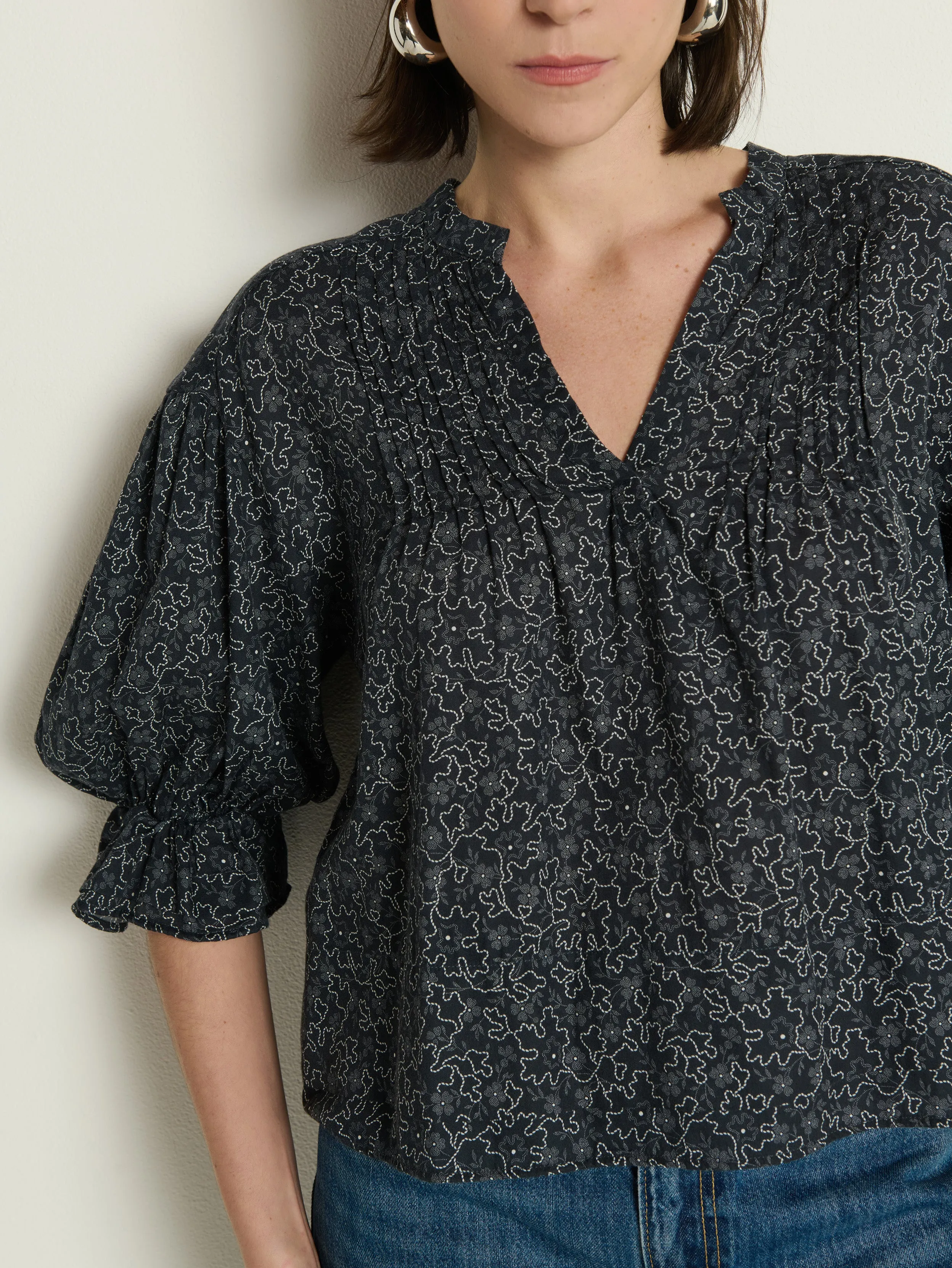 Scarlet Pintuck Top Comfy Movement