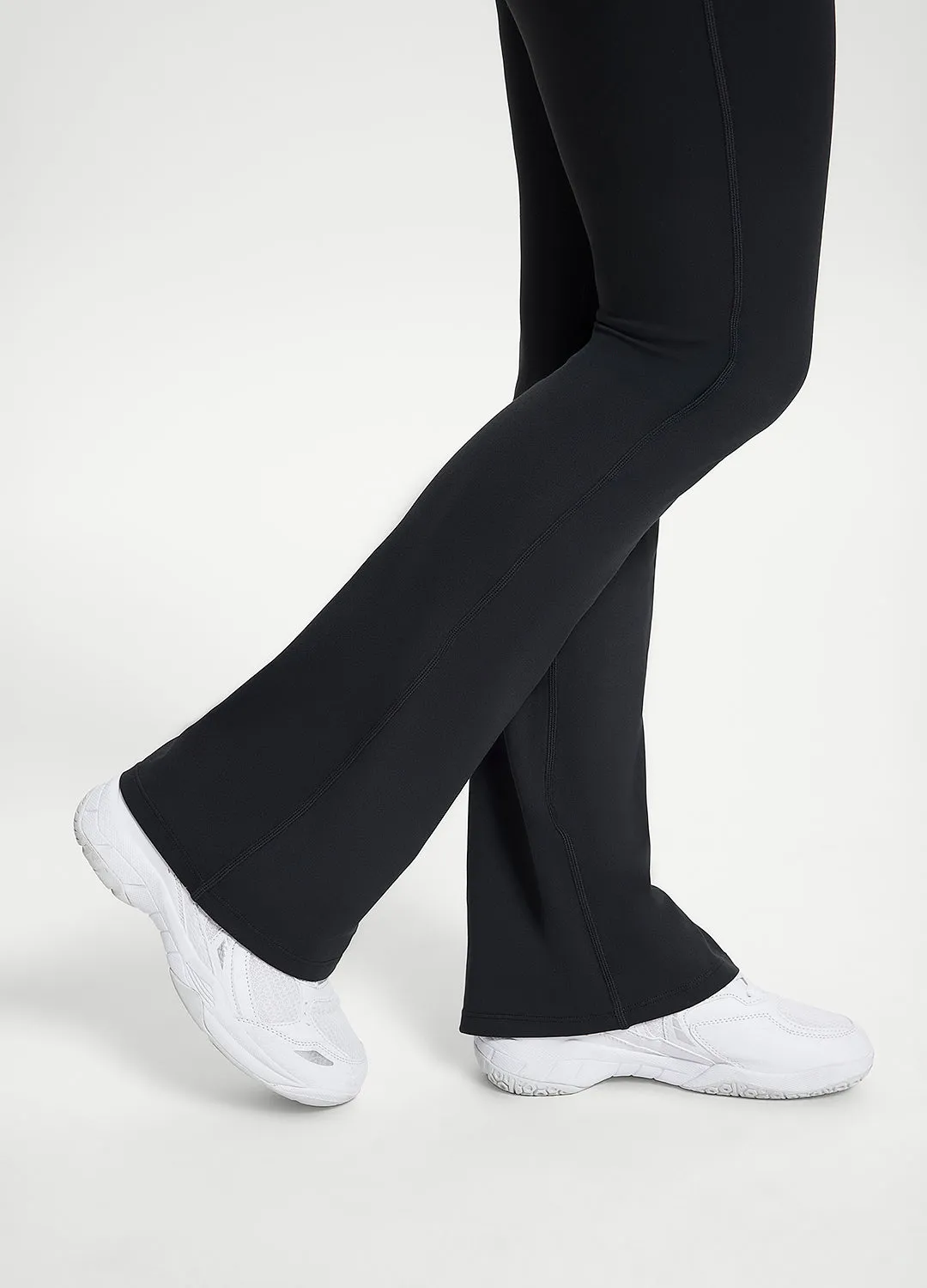 Scrunch Back Flared Leggings UltraSoft Lining Training Gear