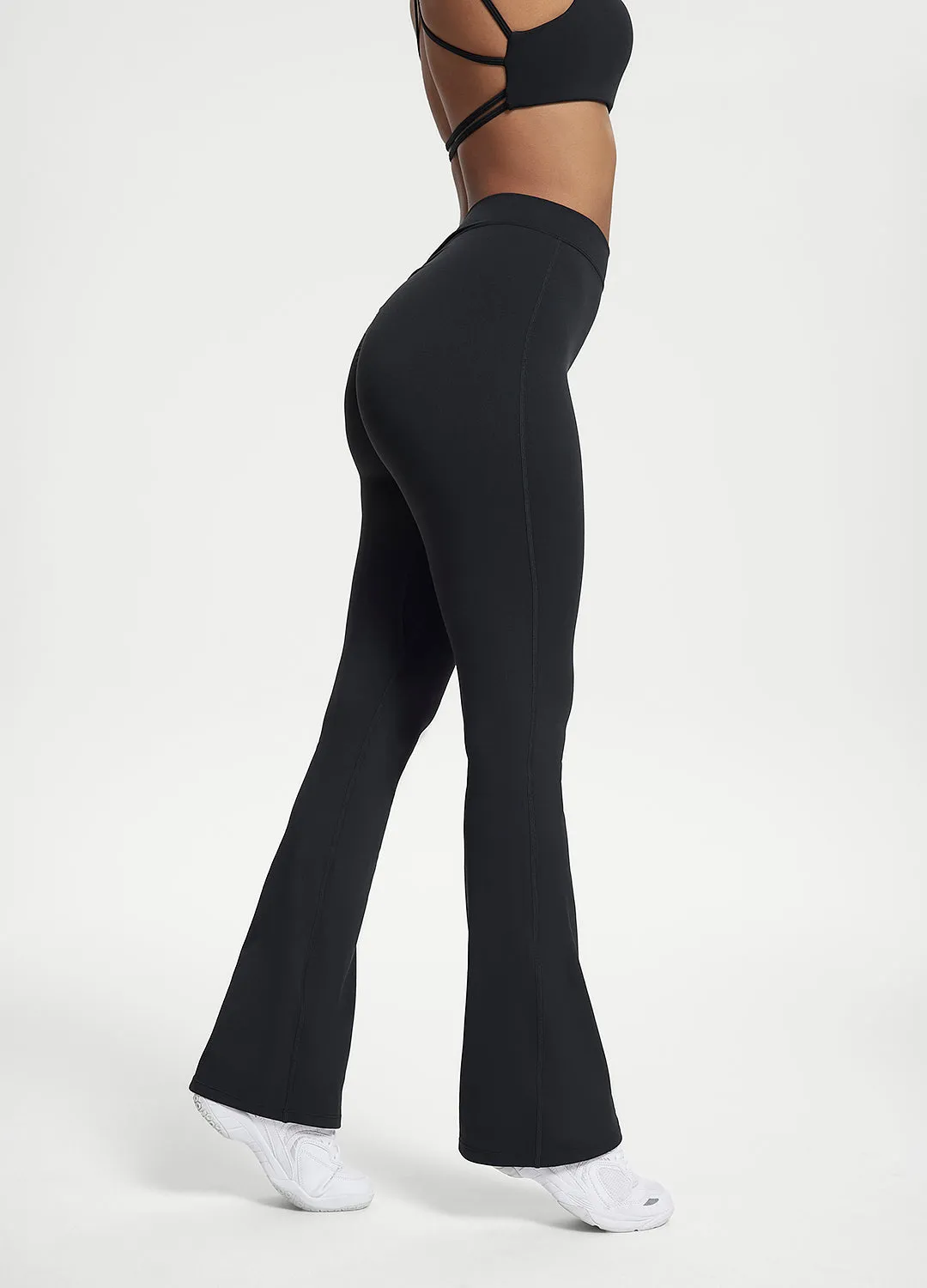 Anti Odor Fitness Training Scrunch Back Flared Leggings