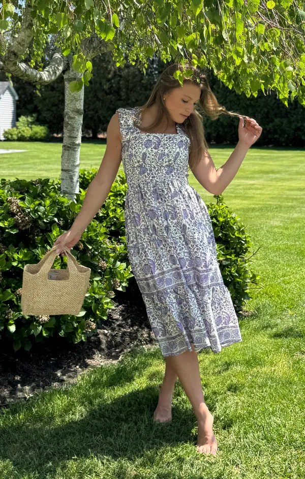 Olivia Dress Sharp Edge Floral-Pattern