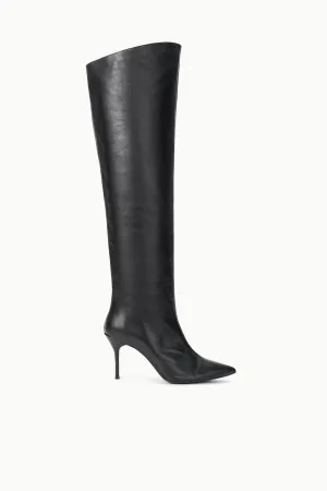 CushionedSole SEBASTIAN OVER THE KNEE BOOT | BLACK