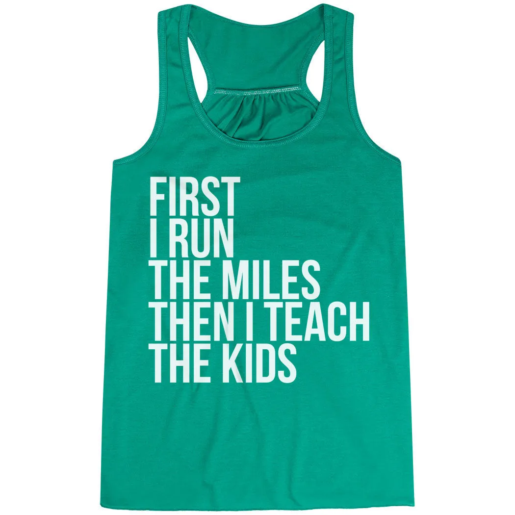 high pressure situation Flowy Racerback Tank Top - Then I Teach The Kids