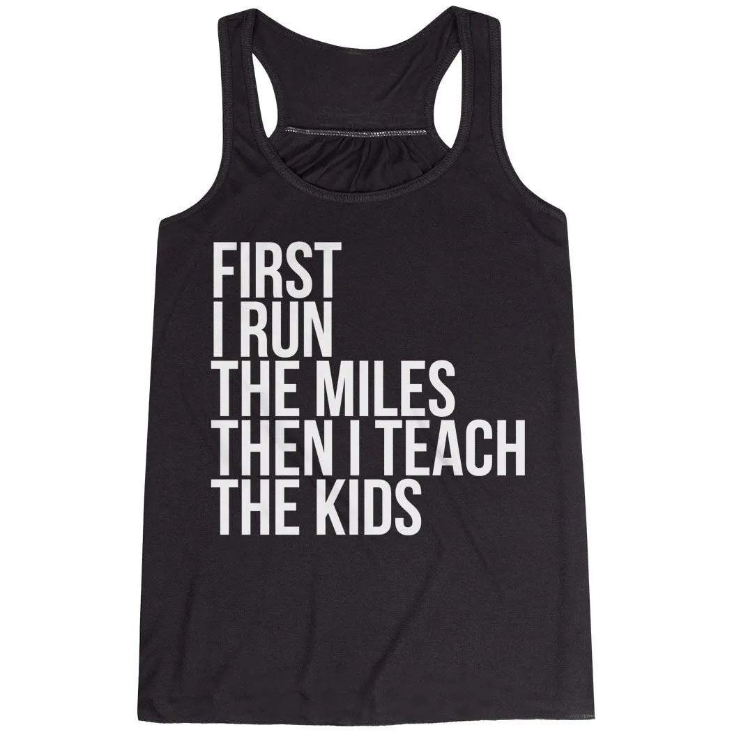 Flowy Racerback Tank Top - Then I Teach The Kids land based